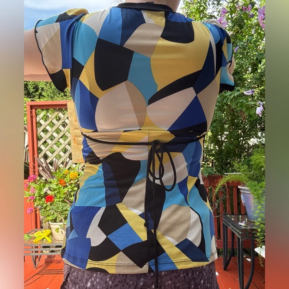 Alyx Multicolor Geometric Pattern Dress - Picture 3 of 4